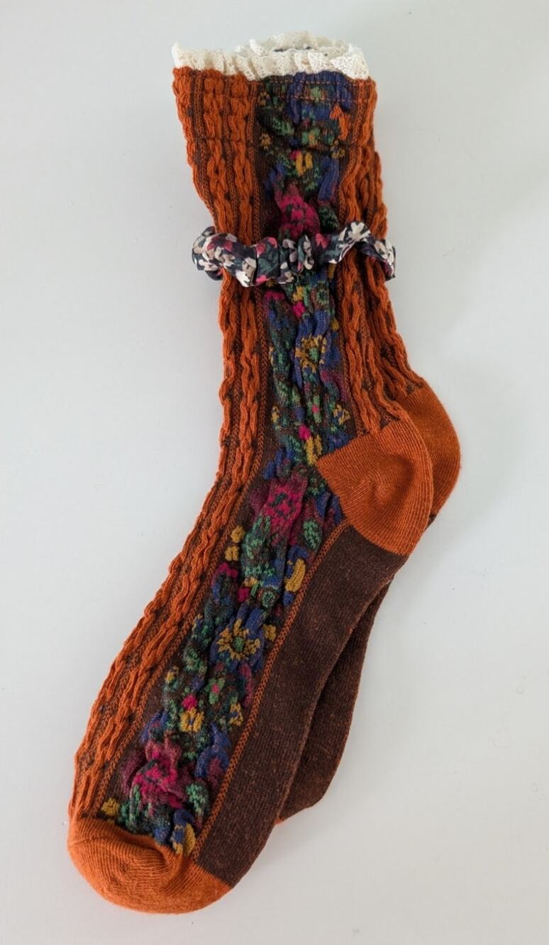Natural Life Boho Socks and Scrunchie Set